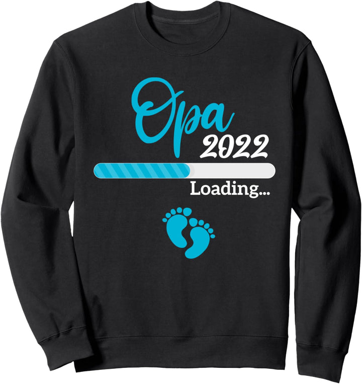 Ich werde Opa 2022 Loading Schwangerschaft Verkündung Sweatshirt