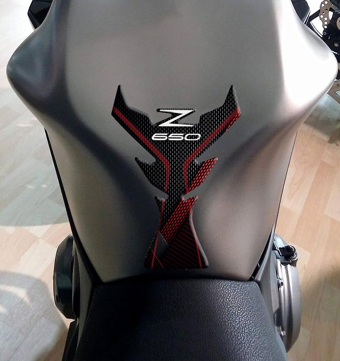 Paraserbatoio.it Aufkleber aus Harz, 3D-Effekt, kompatibel mit Kawasaki Z650 (Metallic Spark Black -