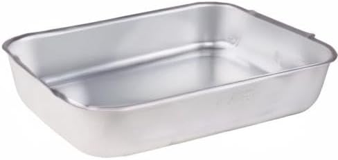Baldassare Agnelli Platte Bräter rechteckig Finish matt Runde Kanten ohne Deckel Durchmesser 40 x 29