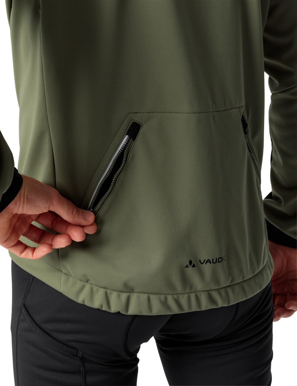 VAUDE Men's Posta Softshell Jacket VI - Softshelljacke Herren - Radjacke S cedar wood, S cedar wood