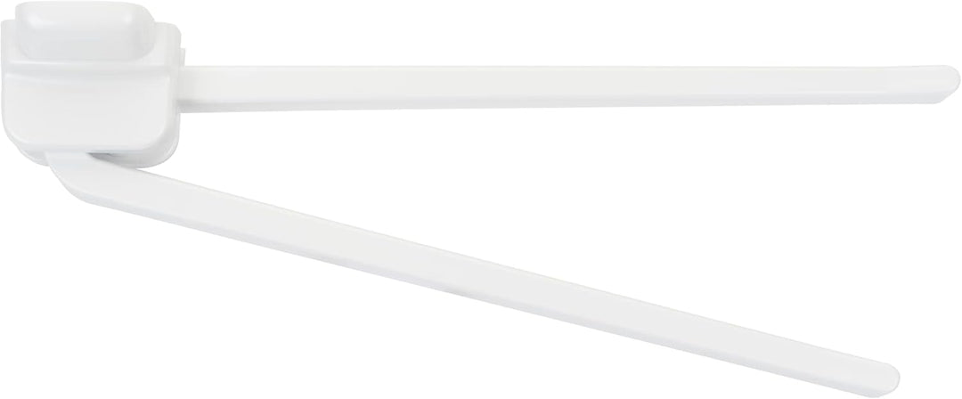 WENKO Handtuchhalter Mod. Pure mit Zwei beweglichen Armen für Handtücher einfache Reinigung aus Kuns
