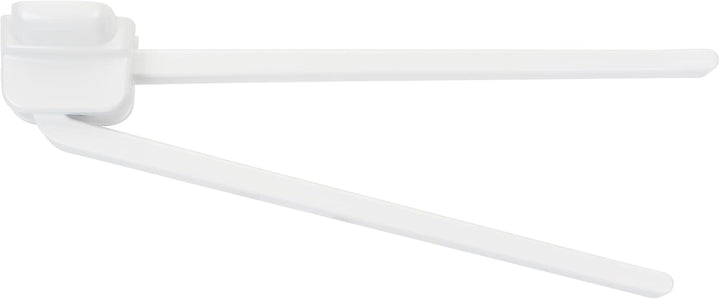 WENKO Handtuchhalter Mod. Pure mit Zwei beweglichen Armen für Handtücher einfache Reinigung aus Kuns