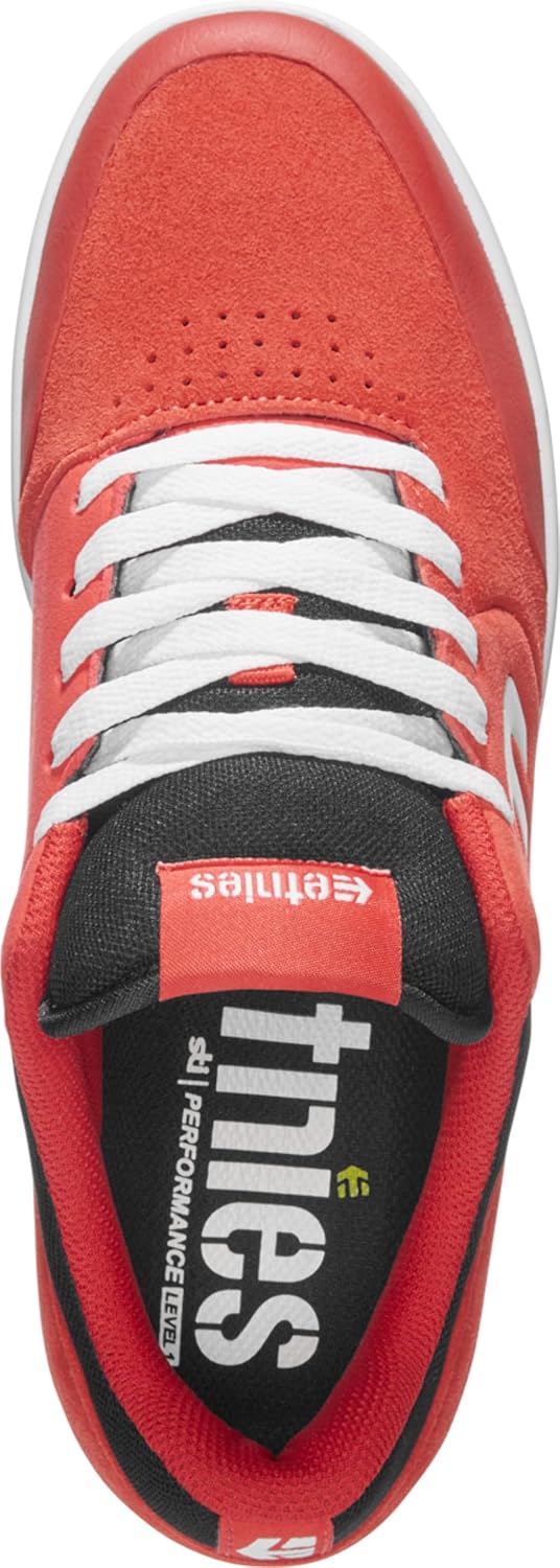 Etnies Marana Skateschuh 38.5 EU Rot Weiss Schwarz, 38.5 EU Rot Weiss Schwarz