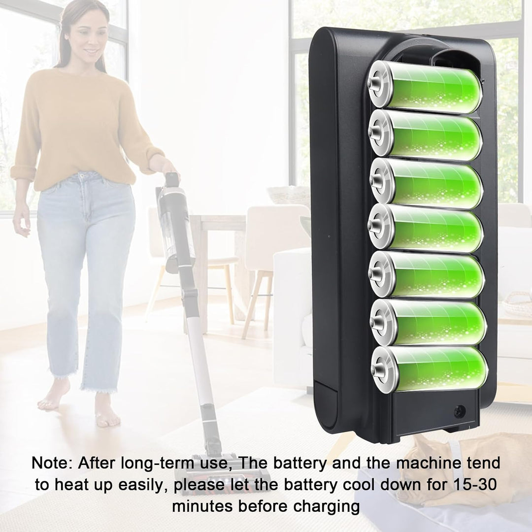 25,2 V 3500 mAh Ersatz-Lithium-Ionen-Akku für Shark XBATR725SLEU/XBATR725SL, Akku kompatibel mit kab
