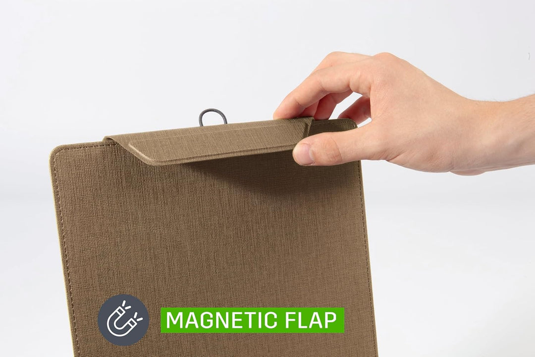 SIGEL KB121/5 Klemmbretter A5, beige, mit Aufstellfunktion, 5er Pack, stabile, stylische Clipboards