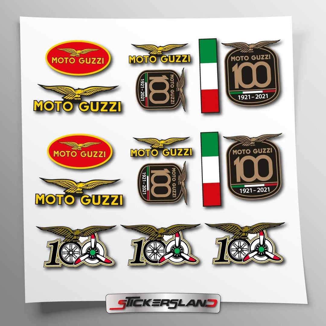 Vinyl-Set kompatibel mit Mo Gu 100 Helm | Aufkleber für Motorrad Rahmen Verkleidung | Einfache Anwen