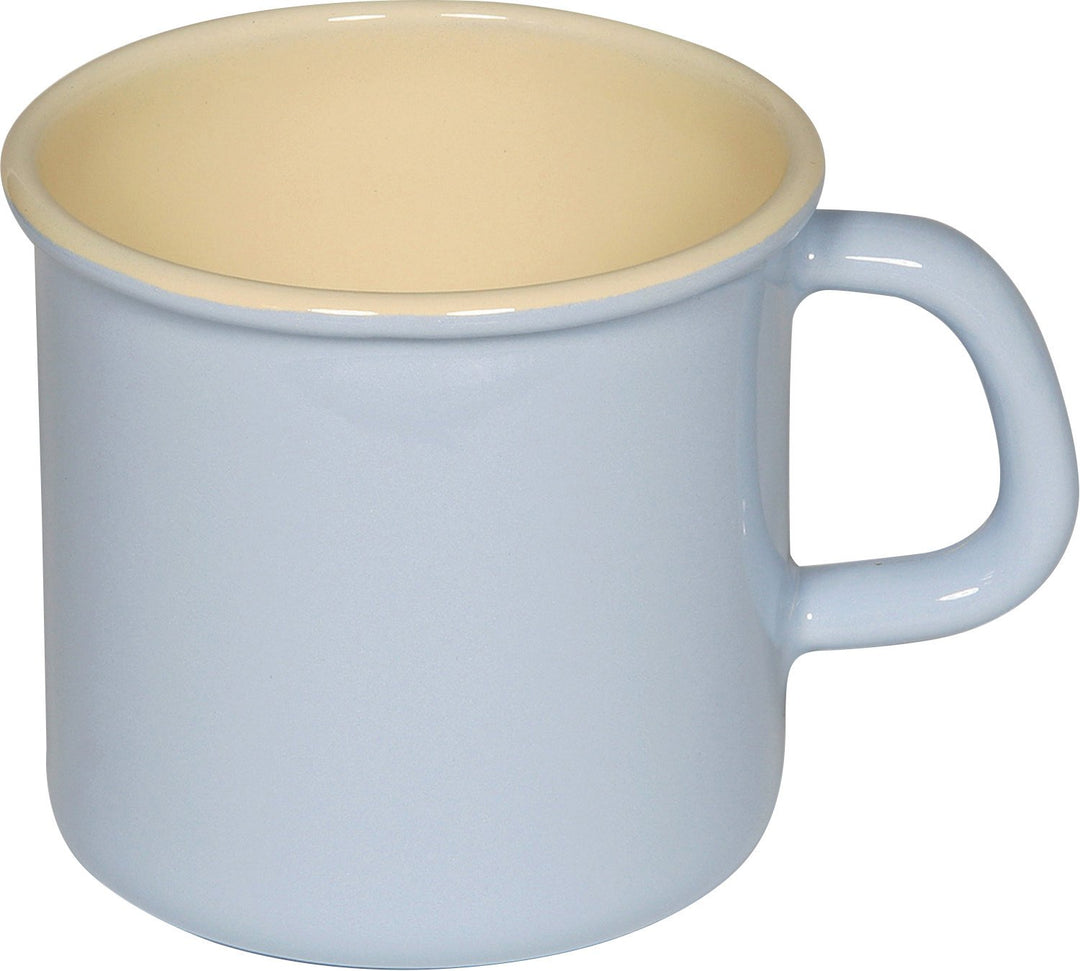 Riess, 0222-006, Topf mit Bördel (Trinkbecher) 9, CLASSIC- PASTELL, Farbe blau, Durchmesser 9 cm, Hö