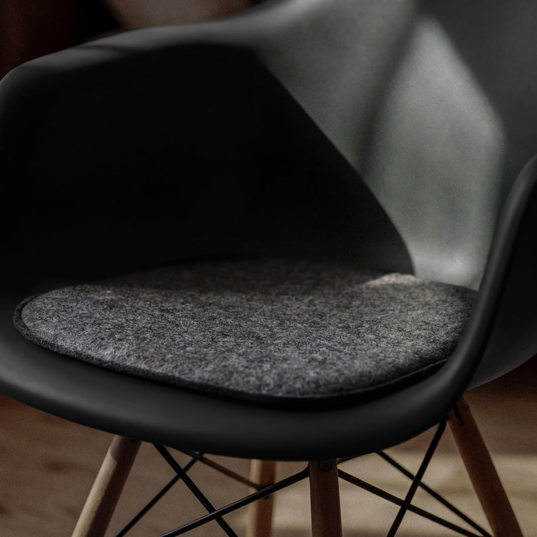 Sitzkissen Filz Eckig aus Wollfilz - Made in Germany - Stuhlkissen mit Wolle für EIN angenehmes Sitz