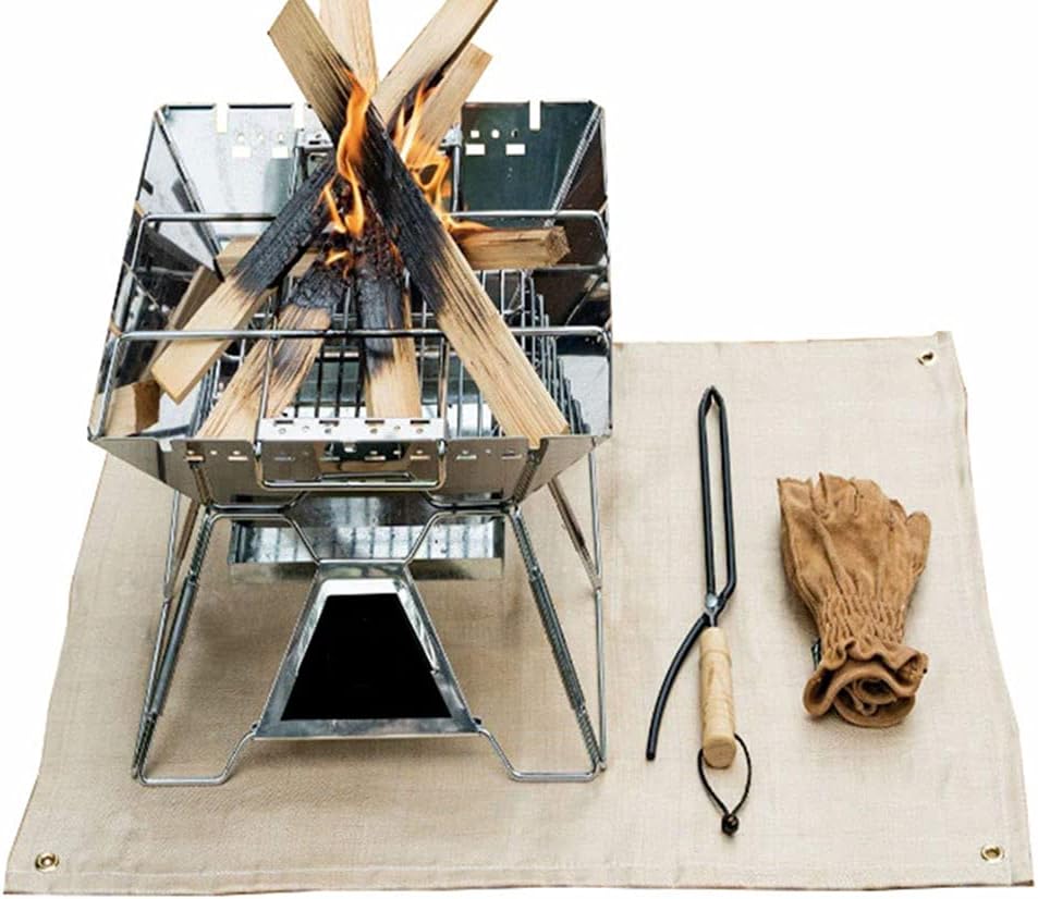 Tragbare Outdoor Camping Feuerstelle Matte Faltbare Hitzebeständige Matte für Outdoor Feuerstellen C
