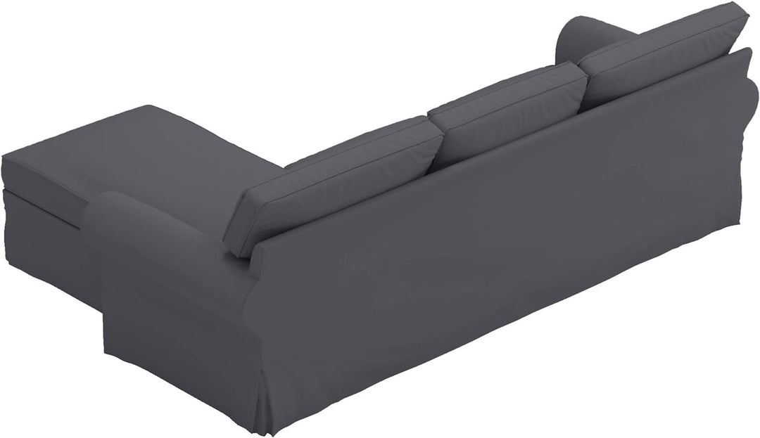 HomeTown Market Strapazierfähiger Sofabezug Ersatz kompatibel für IKEA Ektorp Sofa Cover. Slipcover