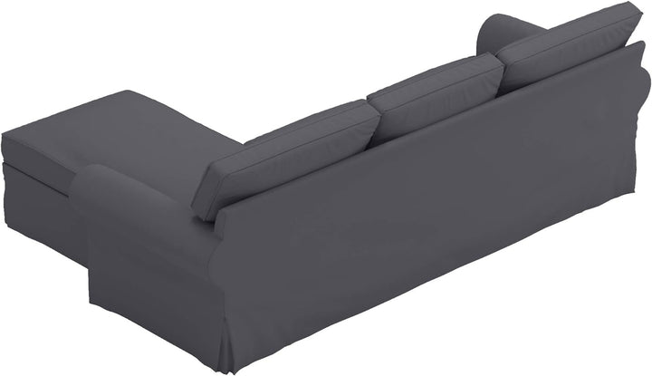 HomeTown Market Strapazierfähiger Sofabezug Ersatz kompatibel für IKEA Ektorp Sofa Cover. Slipcover