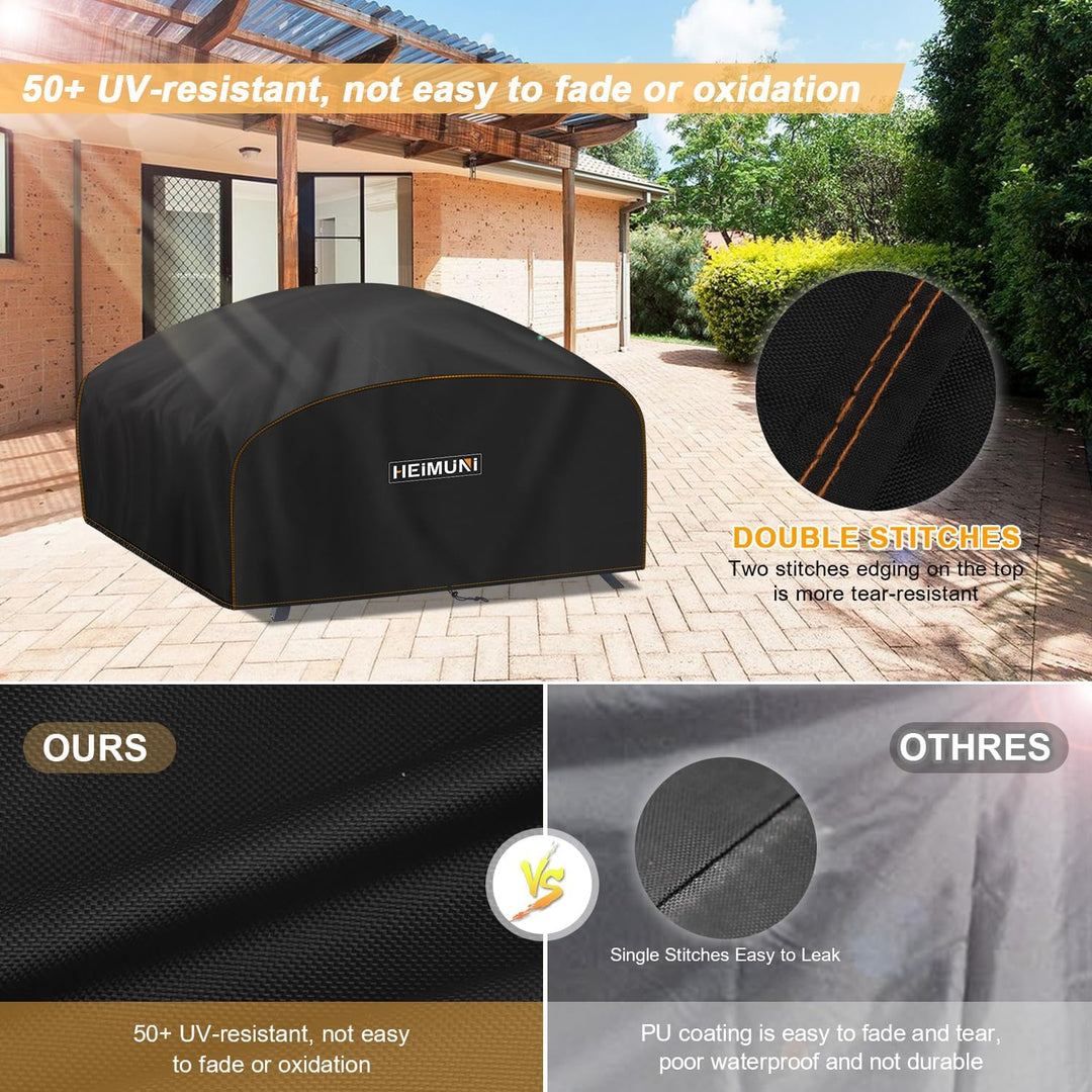 Grill Abdeckhaube 84x60x32cm Grillabdeckung Wetterfest für Weber Q200/Q220/Q240/Q2000 Serie, Grill S