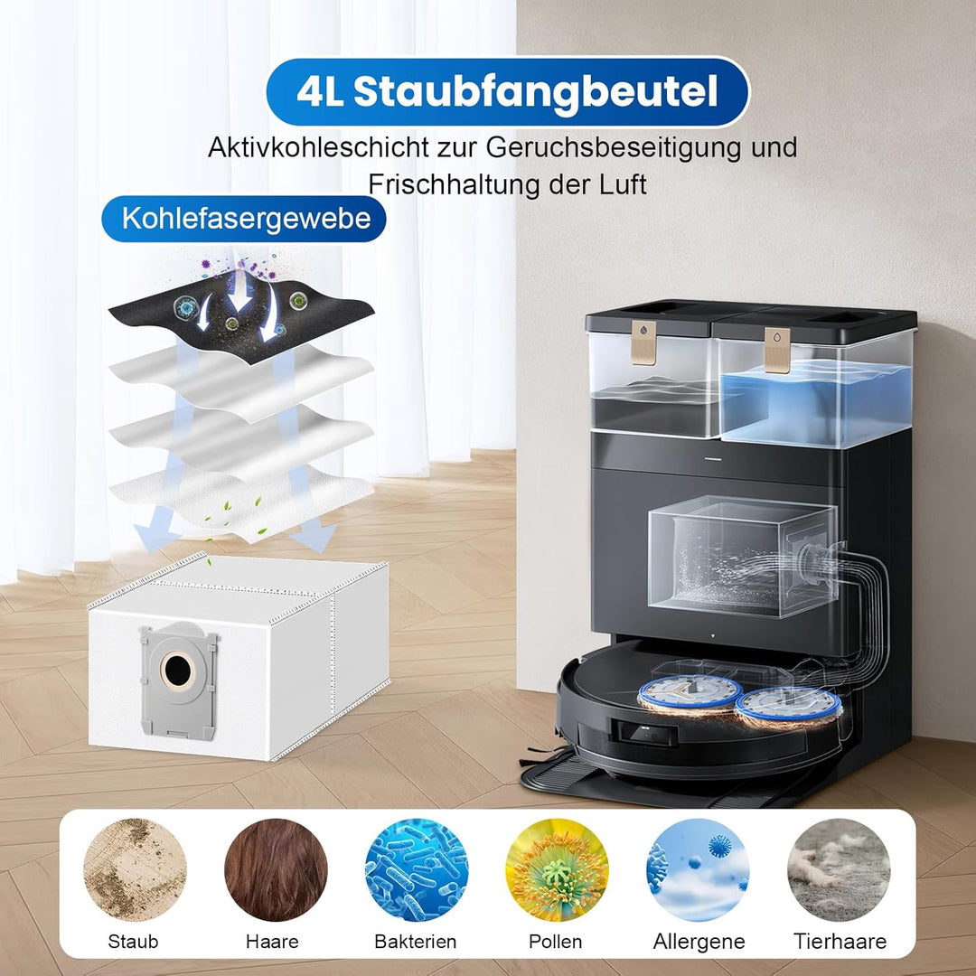 27 Stück Zubehör für Ecovacs Deebot T50 Omni / T50 Pro Omni / T50 Pro Gen2 / T50 Omni Gen2 Saugrobot