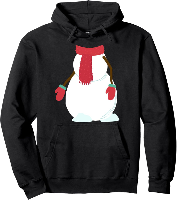 Weihnachtsoutfit Geschenkidee Snowmen Ich bin ein Schneemann Pullover Hoodie