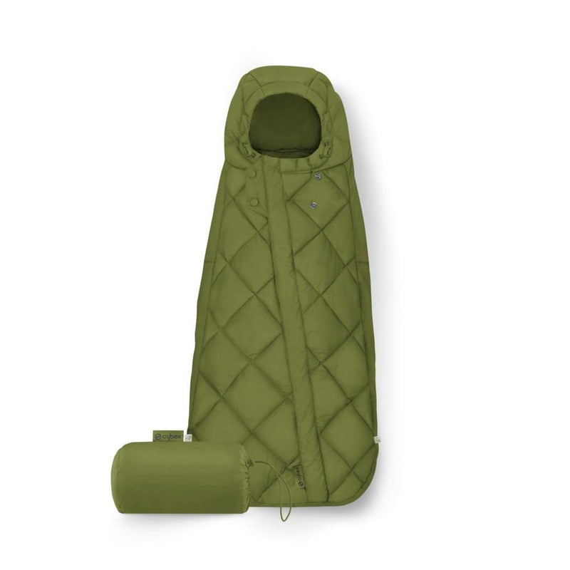 CYBEX Gold Fusssack Snøgga Mini 2, Für Babyschalen, Ab Geburt bis ca. 24 Monate, TOG 4, Nature Green