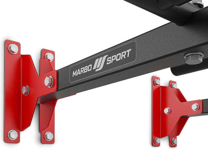 Marbo Sport, Klimmzugstange MH-D202+, Heimturnhalle Pull Up Bar, Universal Wand und Deckenstange mit