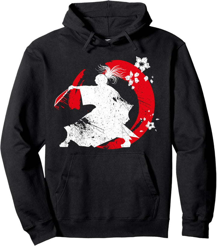 Samurai Design für Herren & Damen Geschenk Ronin Pullover Hoodie