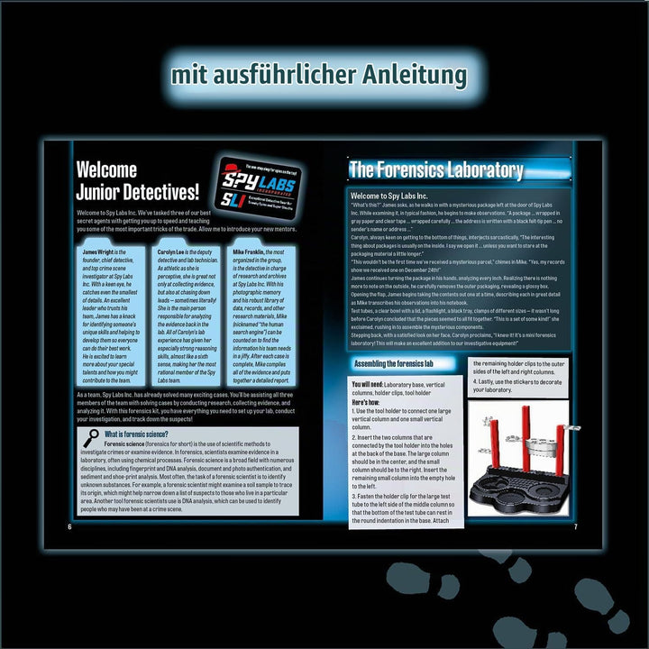 Kosmos 617240 Spy Labs Incorporated Forensic Investigation Kit, Detective Laboratory,Analyse Evidenc