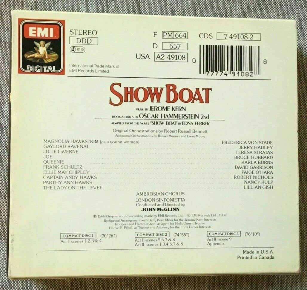 Kern: Show Boat (Gesamtaufnahme), Audio-CD