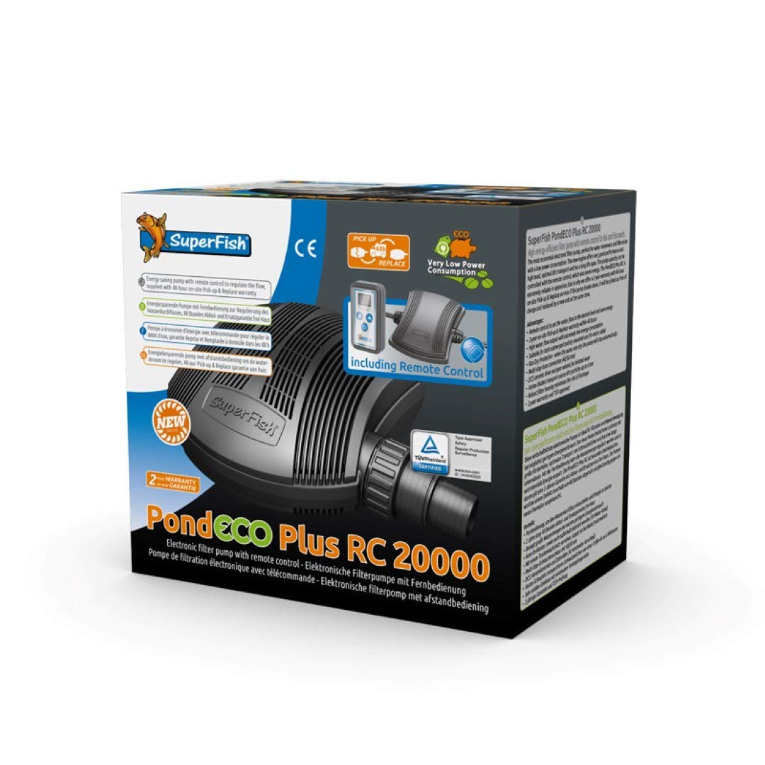 Superfish 54658/2729 Pond Eco Plus RC, Modell: RC 20.000, RC 20.000