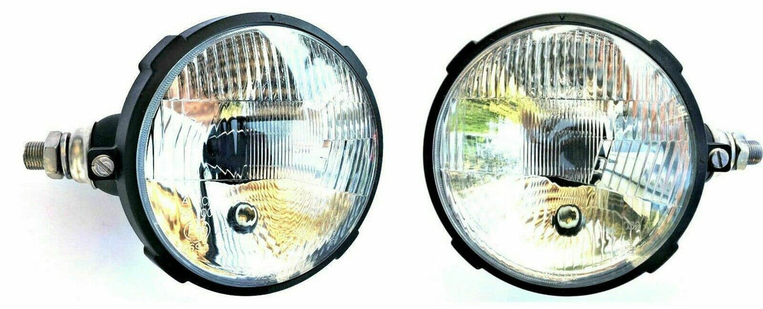 MelTruck® 2x Scheinwerfer Traktorscheinwerfer Positionslicht Abblendlicht 12V 24V E20 für Zetor Bagg