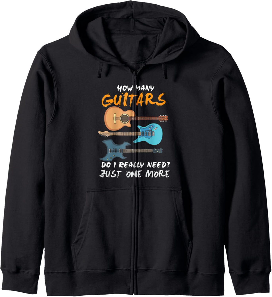 Wie viele Gitarren brauche ich wirklich? Nur eine noch Kapuzenjacke