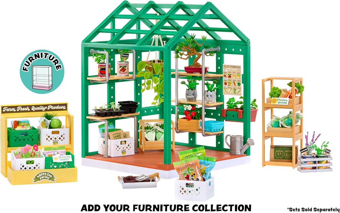 MGA's Miniverse Make It Mini Spaces Greenhouse – BAU-Set, Individuell Gestalten, Bastelei, Für Samml