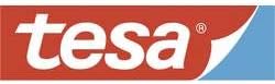 tesa Powerstrips Duschregal wasserfest/Selbstklebender Halter aus rostfreiem Edelstahl und Kunststof