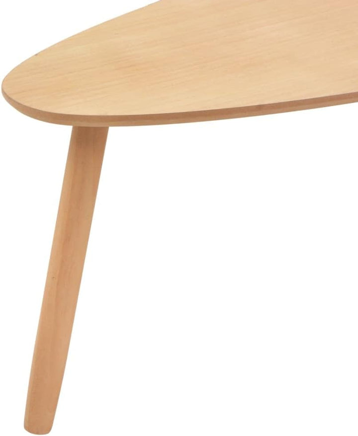 vidaXL 2X Kiefer Massiv Beistelltisch Satztisch Kaffeetisch Couchtisch Tisch Braun, Braun
