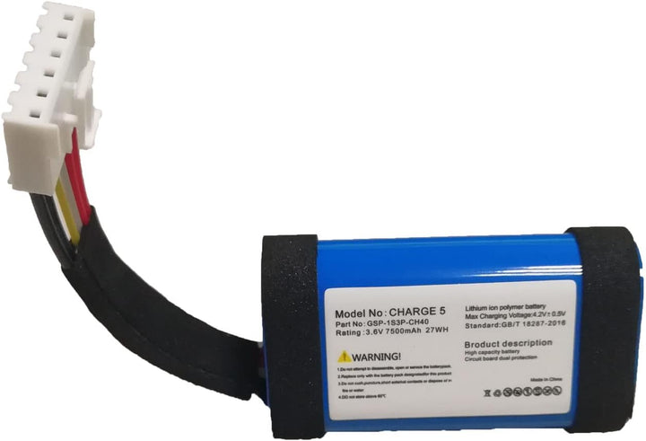 GSP-1S3P-CH4A Batteriewechsel für JBL Charge 5 JBLCHARGE5BLUAM (3.6V 27Wh 7500mah)