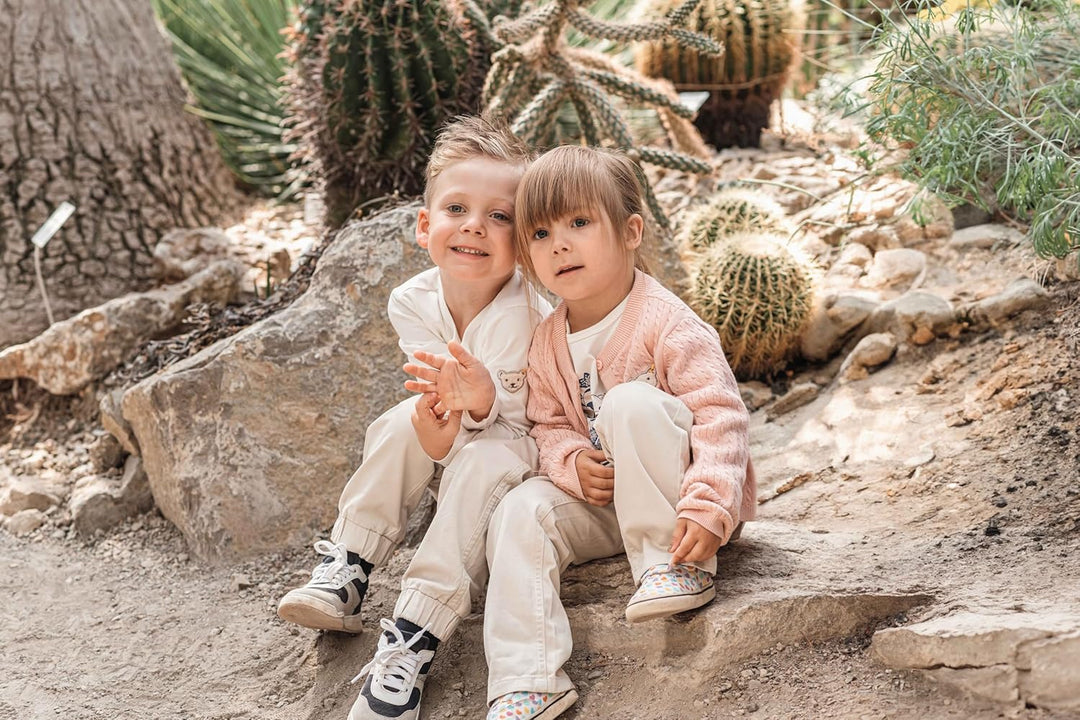 Steiff Mädchen Strickjacke Weste 116 Seashell Pink, 116 Seashell Pink