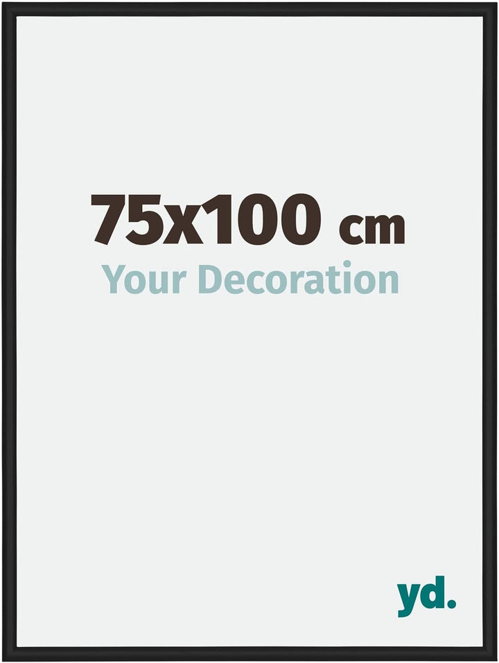 yd. Your Decoration - Bilderrahmen 75x100 cm - Bilderrahmen aus Aluminium mit Acrylglas - Antireflex