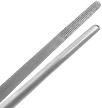 May - Set - 3 x Universal-Pinzette 15cm - Haushaltspinzette - gerade - runde Spitze - innen gerieft