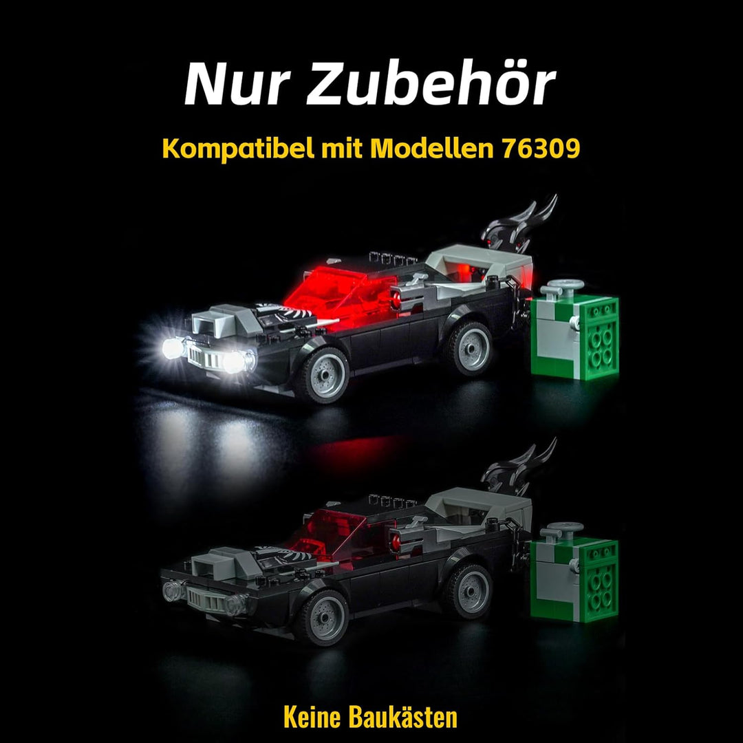 Led Licht Set Kompatibel mit Lego 76309 Venom Muscle Car (Kein Modell), Dekorationsbeleuchtungsset C