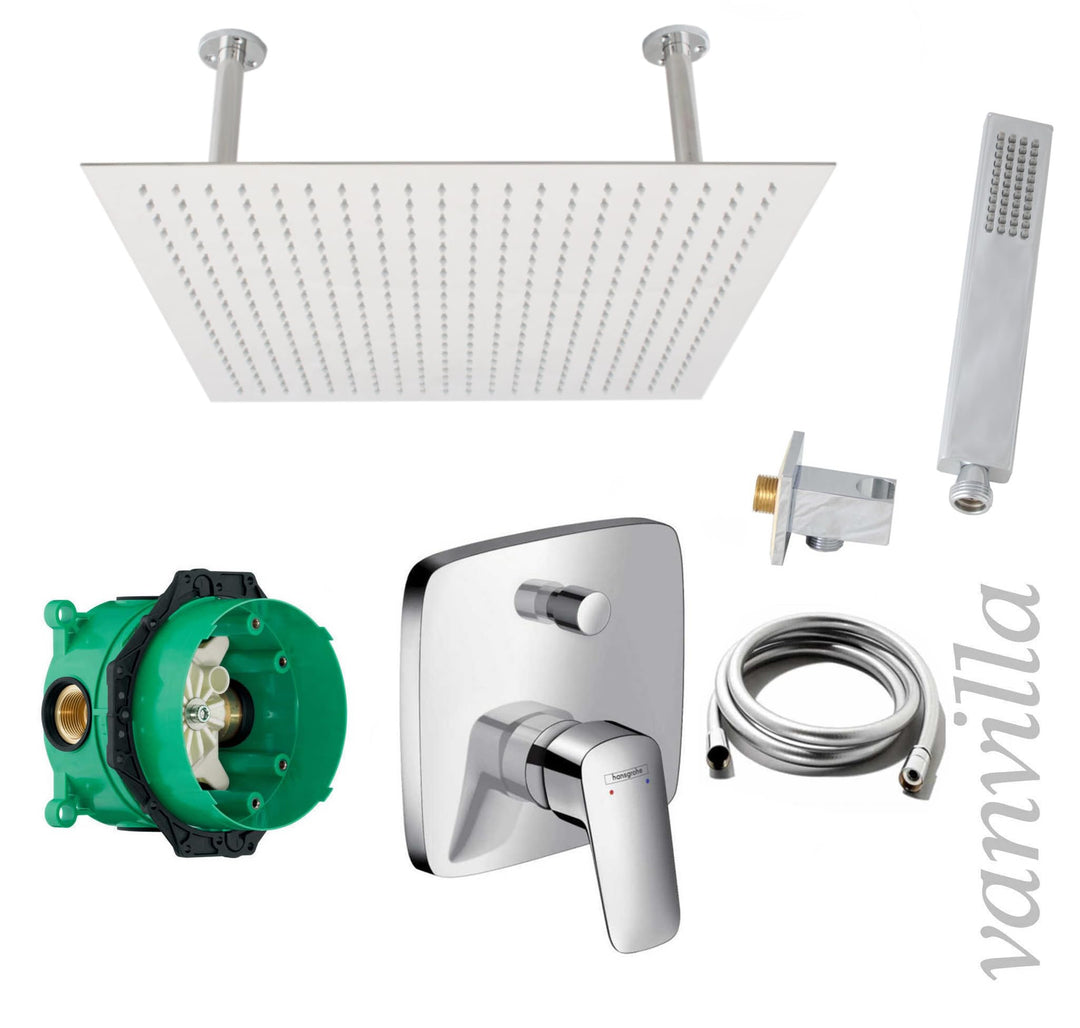 vanvilla Duschsystem mit Unterputz Duscharmatur von mit Hansgrohe Logis Einhebelmischer und vanvilla
