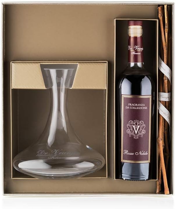 Dr. Vranjes - Rosso Nobile Dekanter und 750ml Bordeauxflasche
