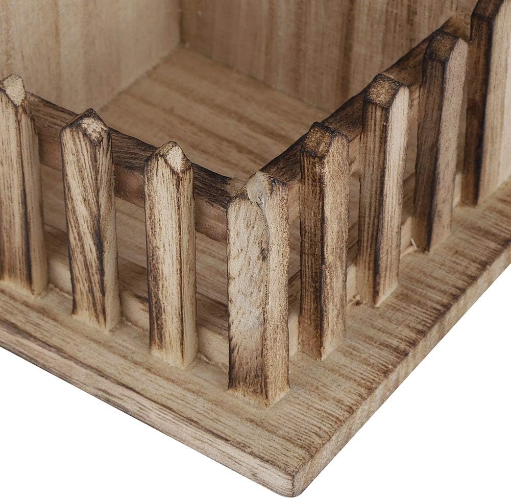 Vogelhaus aus Holz, Kleiner Hängender Vogel-Nistkasten, Outdoor-Garten-Vogelhaus-Haustierbedarf Deko