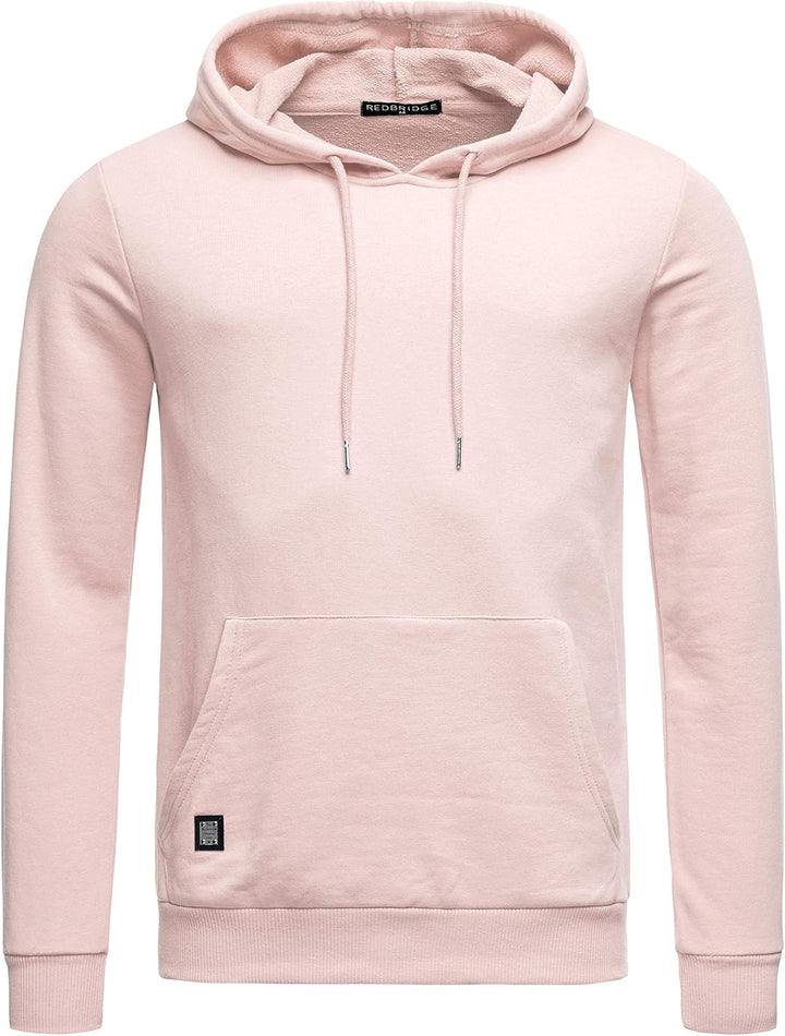 Red Bridge Herren Kapuzenpullover Hoodie Premium Basic XS M2150 - Rosa, XS M2150 - Rosa
