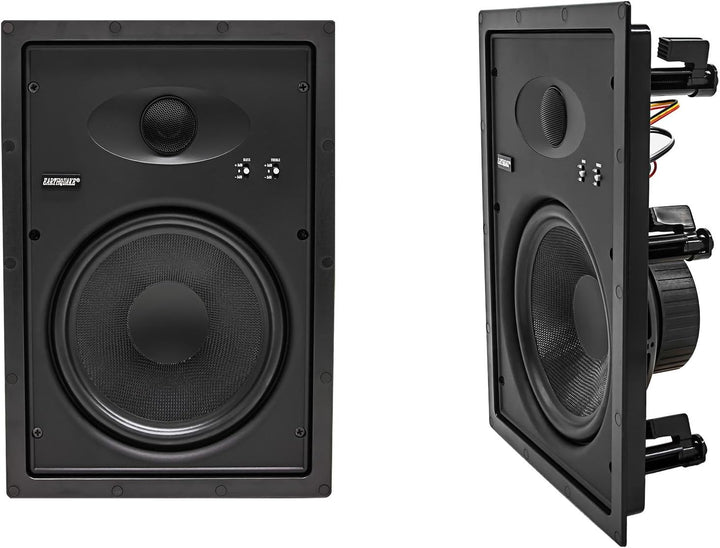Earthquake Sound EWS-800 Edgeless Series Wandlautsprecher (Schwarz, Paar) EWS800, EWS800