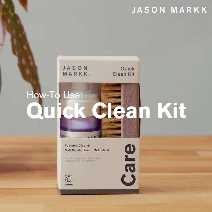 Jason Markk Schuh- und Sneakerpflege, Schuhreiniger, reinigt und pflegt Schuhe Quick Clean Kit, Quic