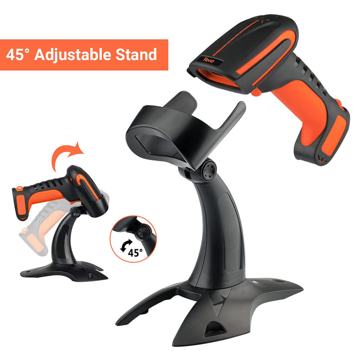 Tera Pro 3 in 1 Extreme Leistung Barcodescanner & Pro Series Mini CMOS Ring Barcode Scanner 1D 2D QR