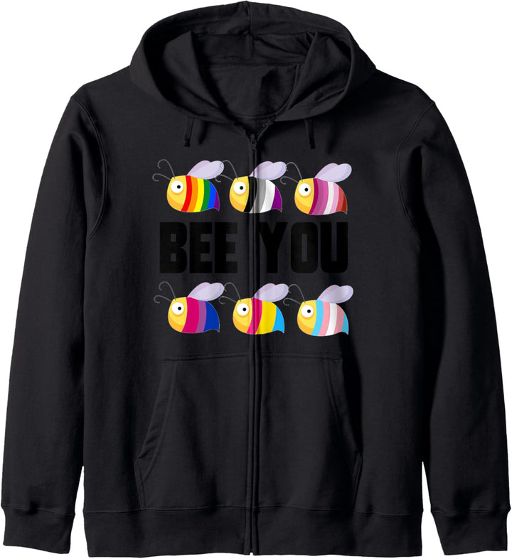 Bee You LGBT Gay Pride LGBT Funny LGBTQ 2021 Kapuzenjacke