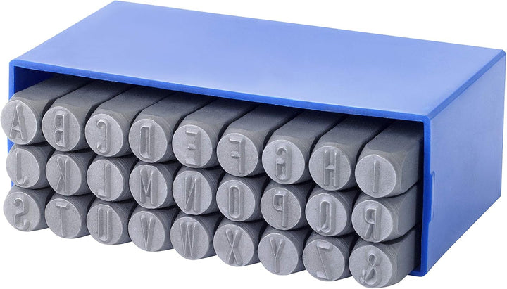 GRAVUREM-SR Schlagzahlen und -buchstaben 0-9 + A-Z (Kombination) / 3mm 3 mm, 3 mm