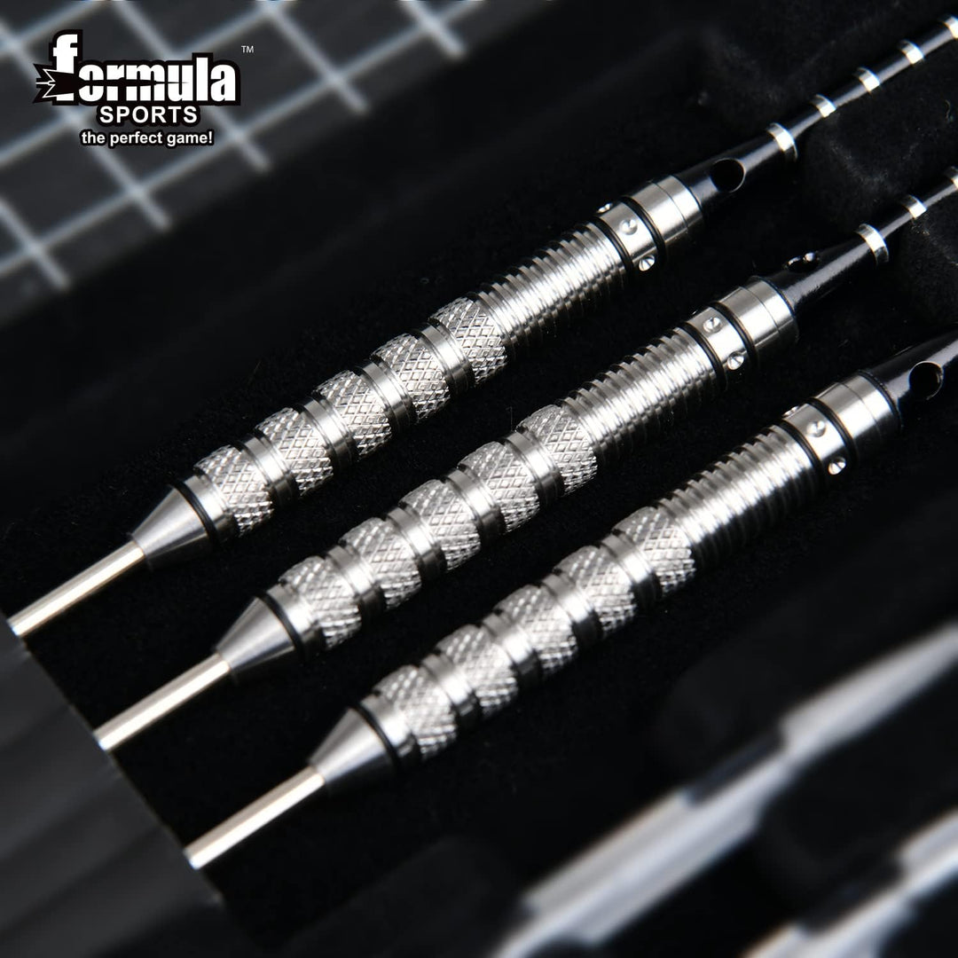 Formula Sports Dartpfeile 90% Tungsten Steel-Dartpfeile mit Flights und Schäfte 3 Stück 6377-23, 637