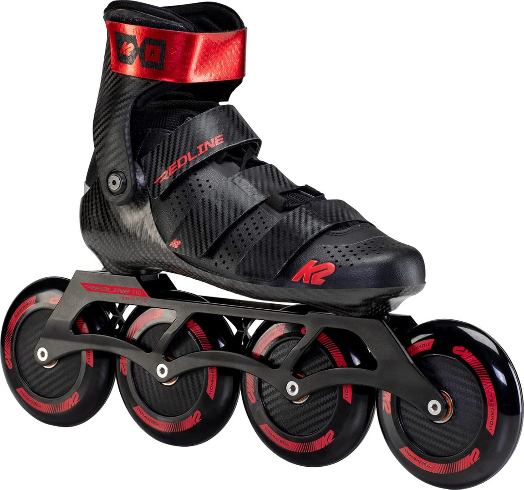 K2 Skates Unisex Inline Skates REDLINE 110, black - red, 30F0195 EU: 42.5 (UK: 8.5 / US: 9.5) black