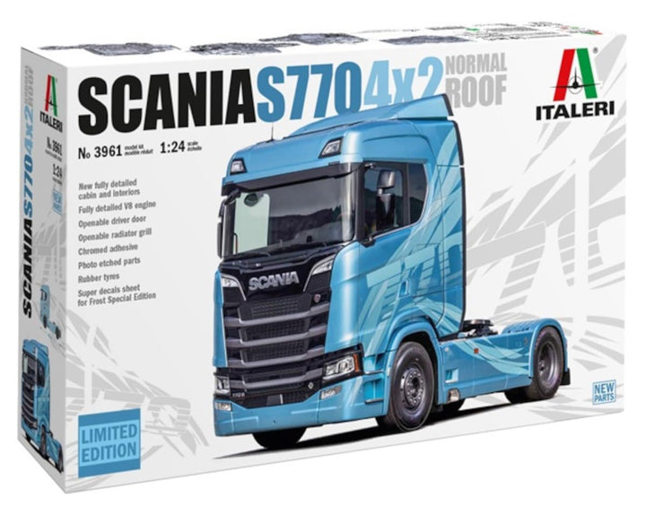 Italeri 3961 1:24 Scania 770 4x2 Normal Roof - Modellbau, Bausatz, Standmodellbau, Basteln, Hobby, K