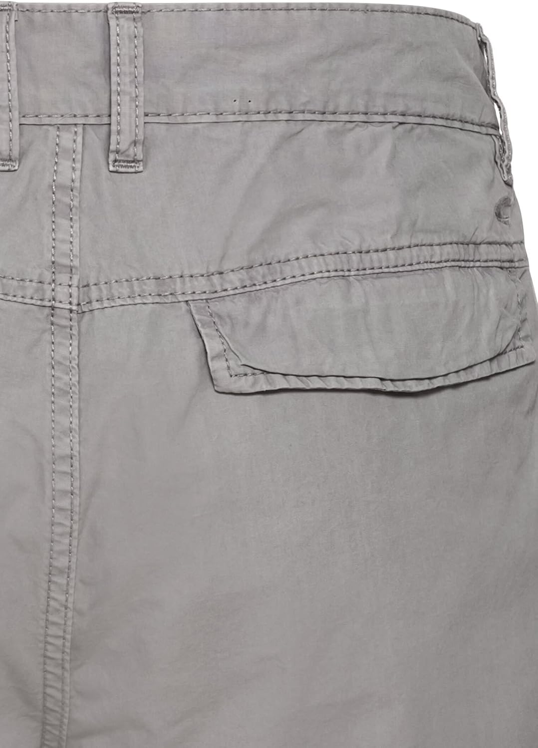 camel active Herren Shorts Chinoshorts aus Reiner Baumwolle 34W Grau, 34W Grau
