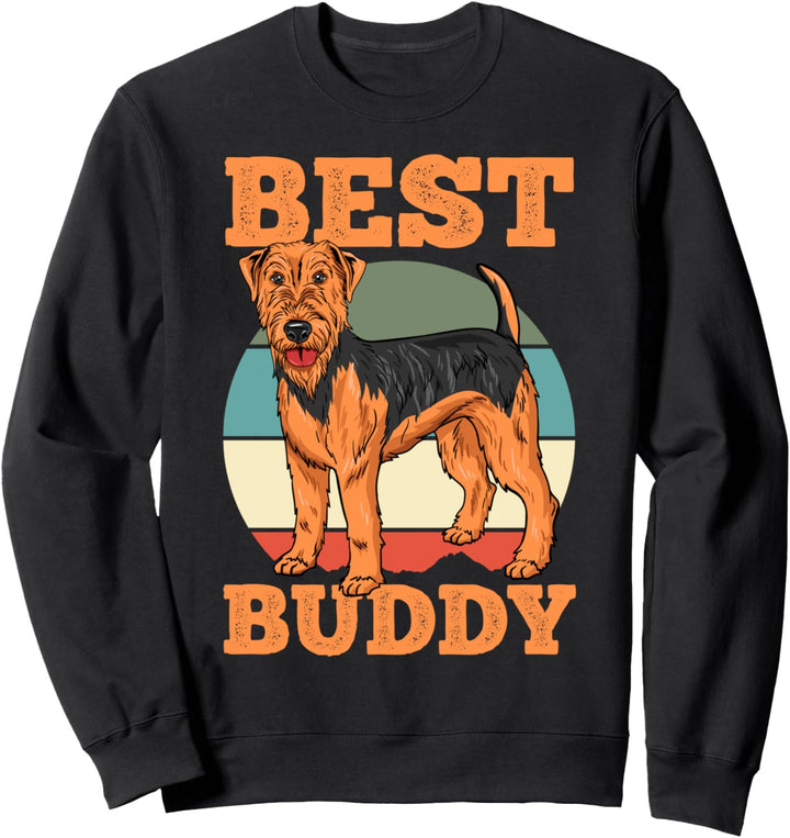 Airedale Terrier Besitzer Züchter Hundefreunde Sweatshirt