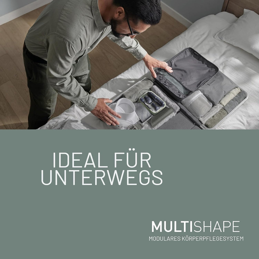 Panasonic MULTISHAPE modulares Körperpflege-System ER-CTW1, Bart- und Haartrimmer für Männer mit wie