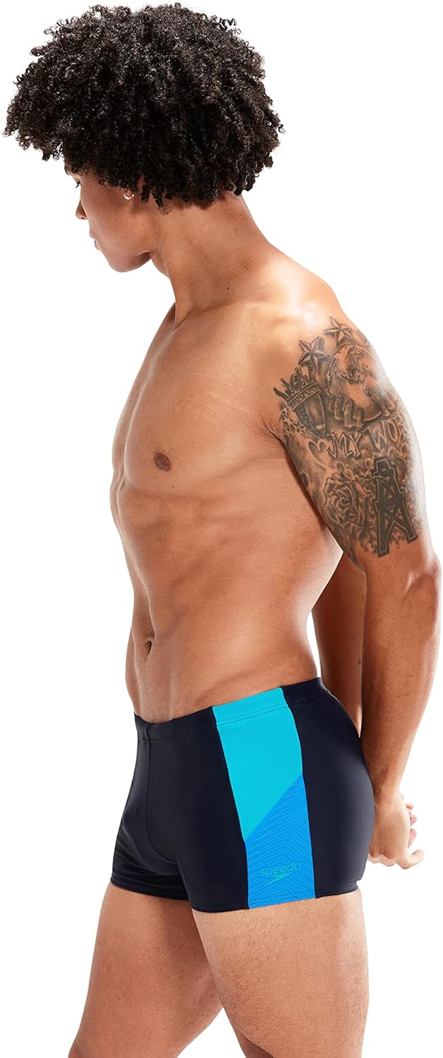 Speedo Herren Dive I Aquashort 38 Marineblau/Bondi Blau/Aquarium, 38 Marineblau/Bondi Blau/Aquarium